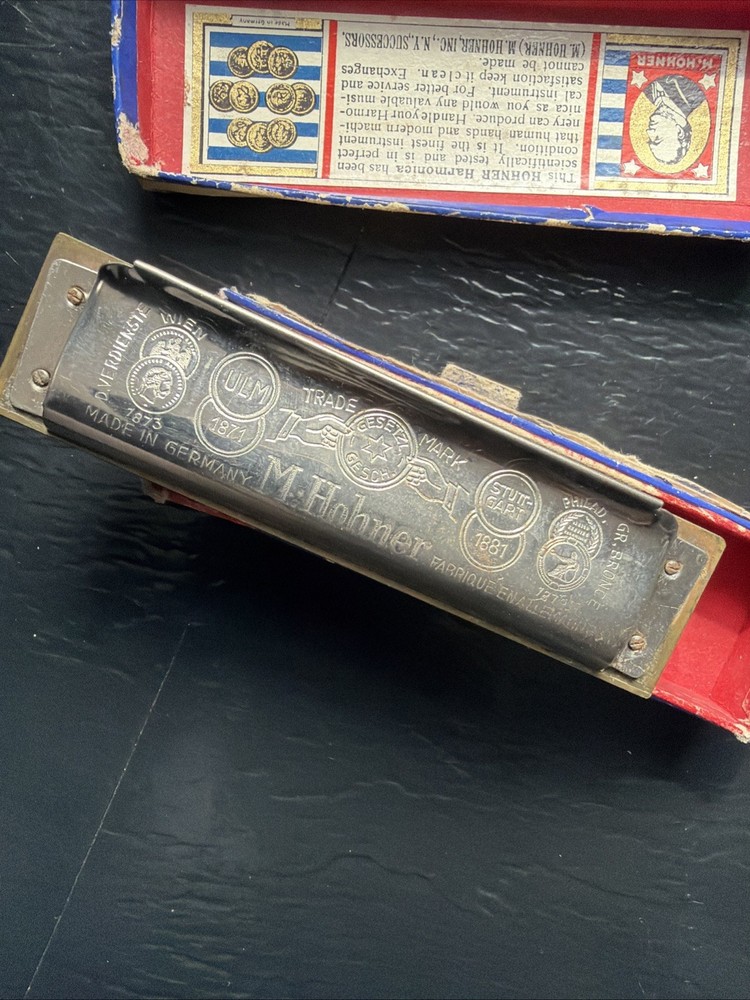 Pre-War Marine Band Harmonica, 2 Quantity