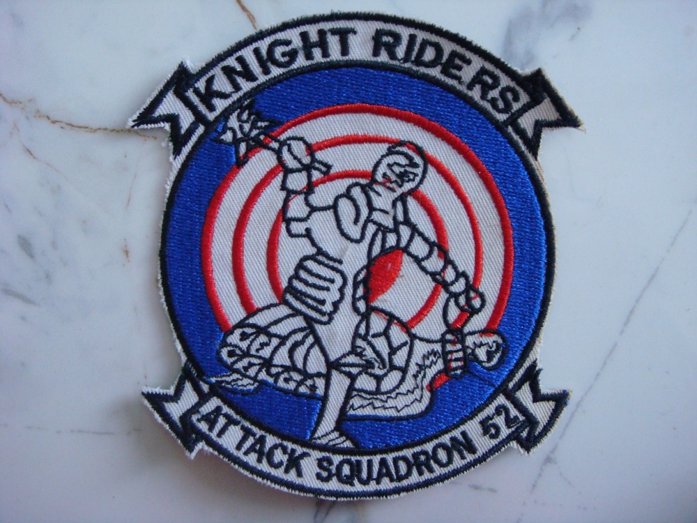 US NAVY ATTACK SQUADRON 52 "KNIGHT RIDERS", VIETNAM WAR PATCH
