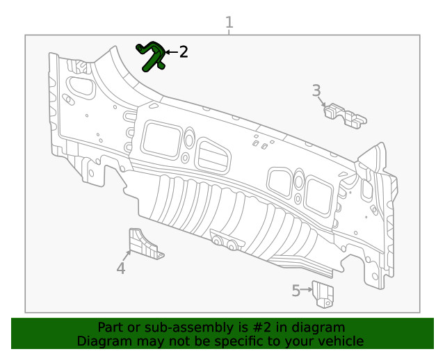 Genuine GM Side Bracket 42778807