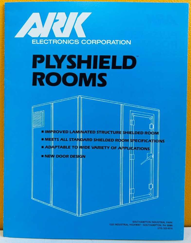 Ark Electronics Corporation Shielded Enclosures & Chambers, etc. Catalog.