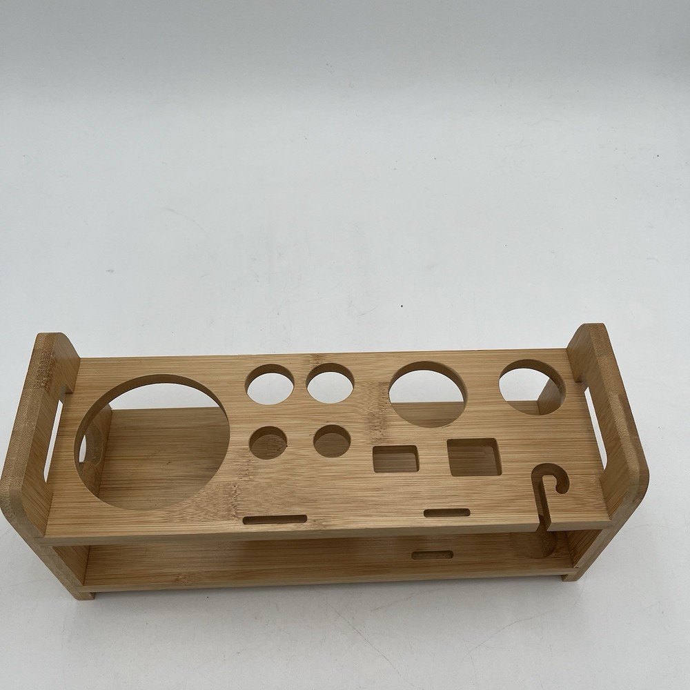 Bartender Kits Bamboo Storage Stand Bottle Rack Barware Drinkware Set Cocktail