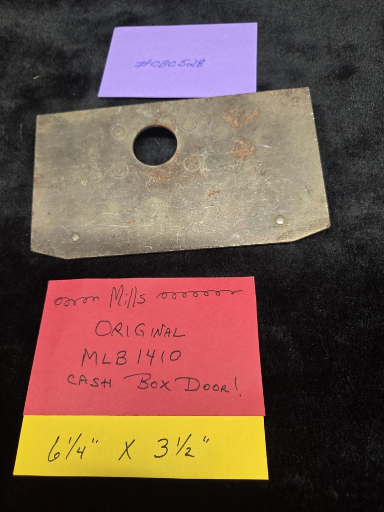 ORIGINAL MILLS CASHBOX DOOR #MLB1410 #CBC528