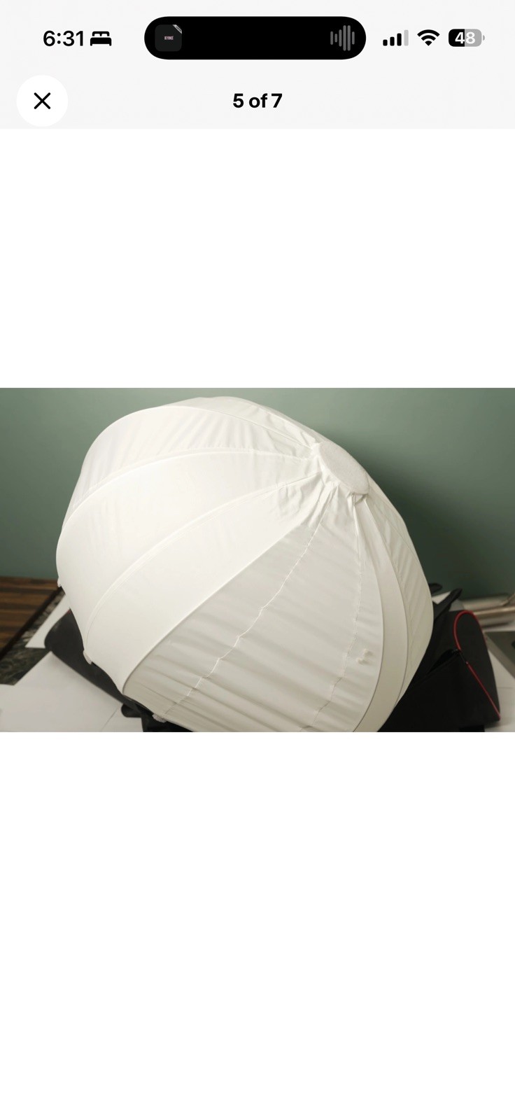 Aputure Lantern Soft Box - I used it once