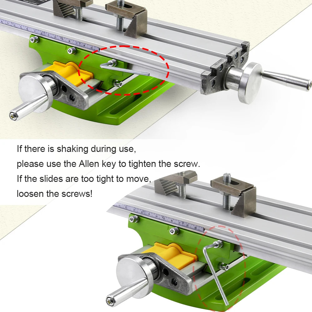 Mini Milling Machine Worktable Multifunction Drill Vise Fixture Working Table