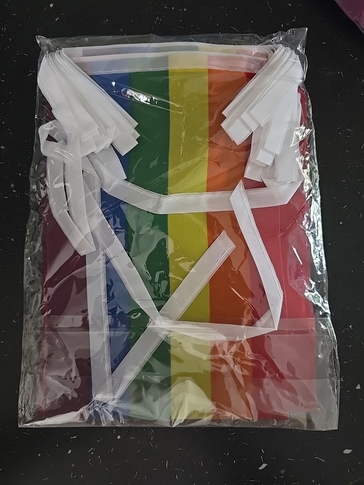 Pride Flags Banner 25pcs 8M