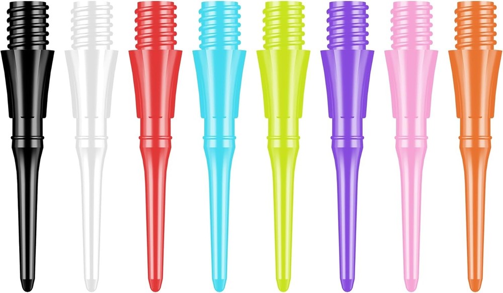 2BA Thread Soft Tip Dart Points - Plastic Dart Tips - 100/1000 Pack Premium Repl