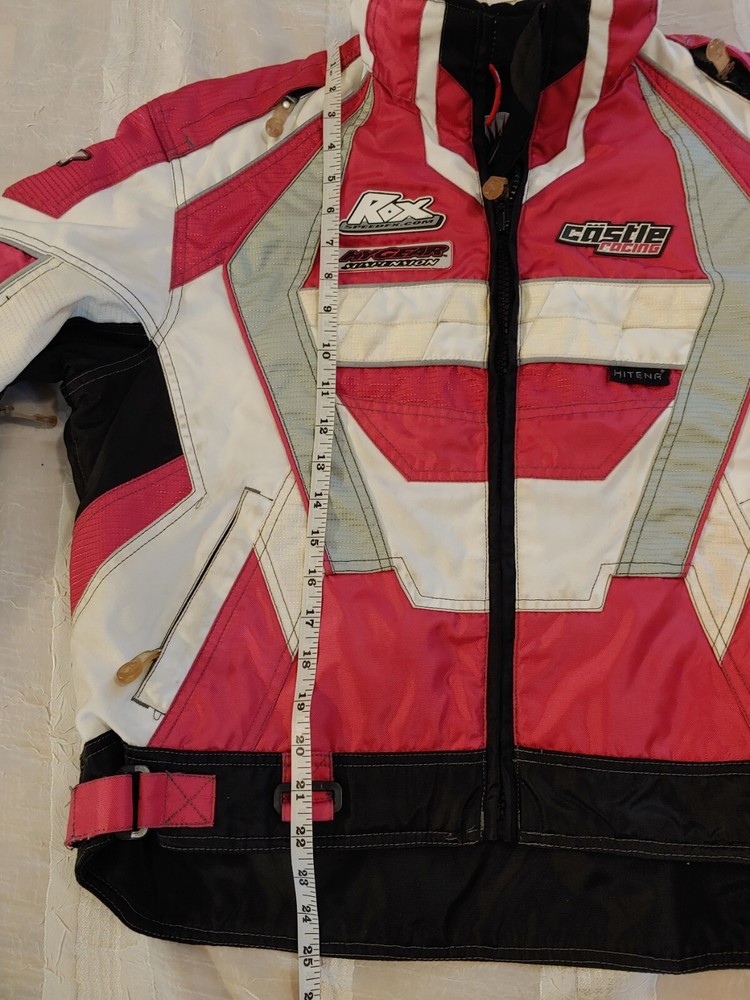 Castle X Pink Winter Snowmobile Jacket Womens Small