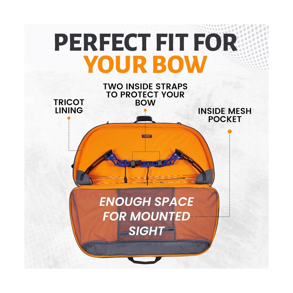 LEGEND Numa Compound Bow Case - Ultimate Archery Protection, Durable Bow Case...