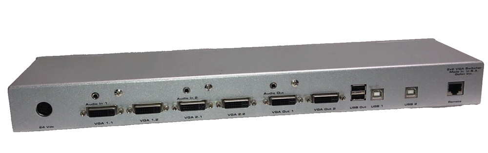 Gefen 2x2VGA Audio Switcher USB, used (S)