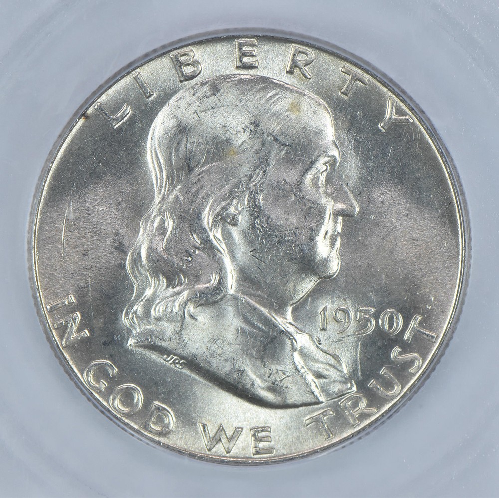 1950 Franklin Half Dollar MS64 ICG