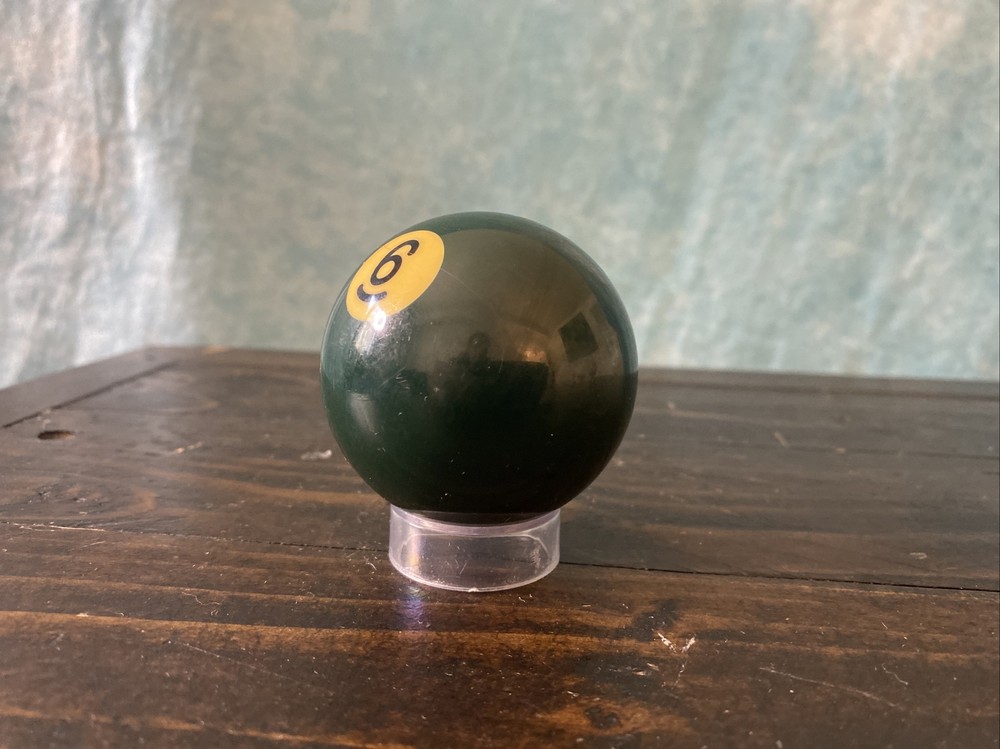 vintage pool billiard 6 ball