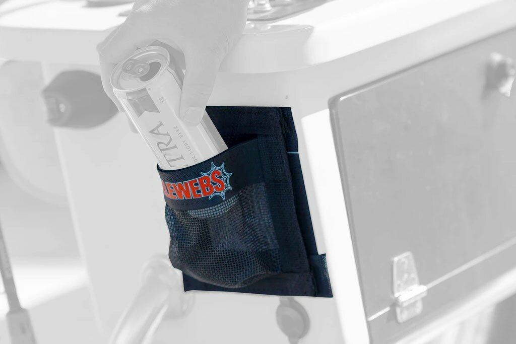 TackleWebs TW79BLKV Instant Gear Storage Pocket, 7" x 9", NO DRILL Install |B7