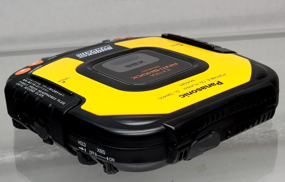 Panasonic Shockwave Portable Compact Disc CD Player SL-SW405 Tested working