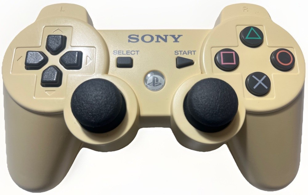 Sony PS3 Dualshock 3  Controller OEM Tested Working Yellowed Shell