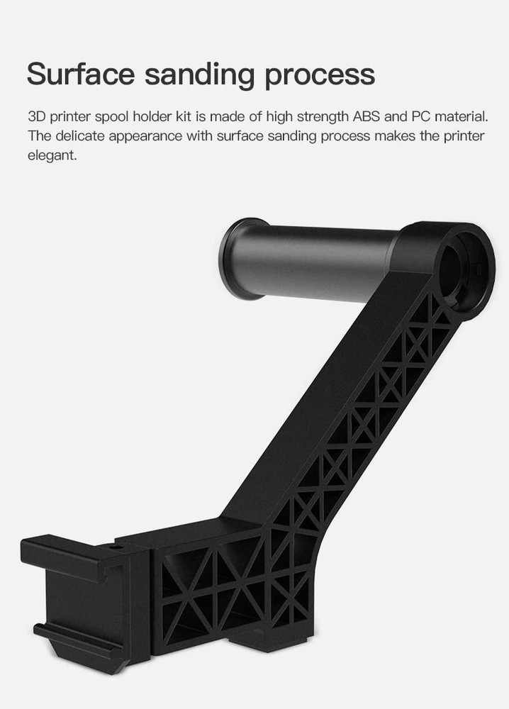 Creality Filament Spool Holder Kit, Filament Mount Bracket for 3D Printer End...