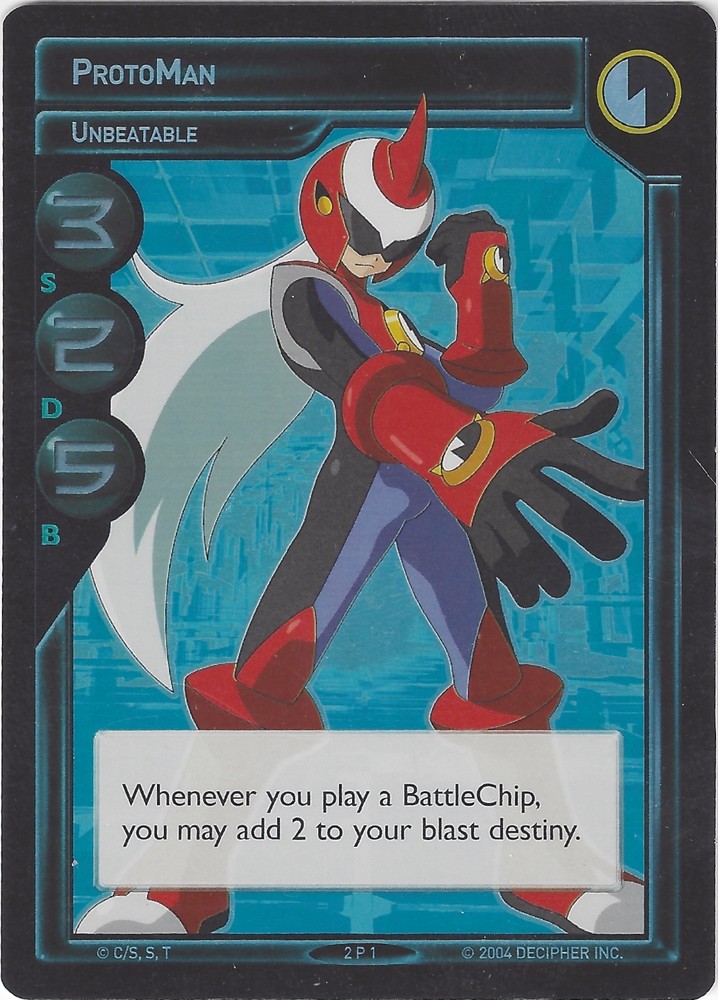 TCG 1 Megaman 2P1 ProtoMan