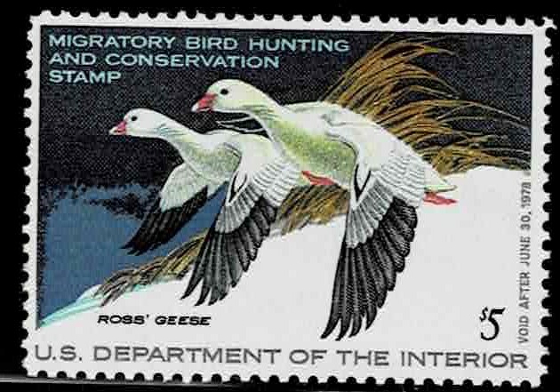 Single     Face Value Duck Stamps RW 44
