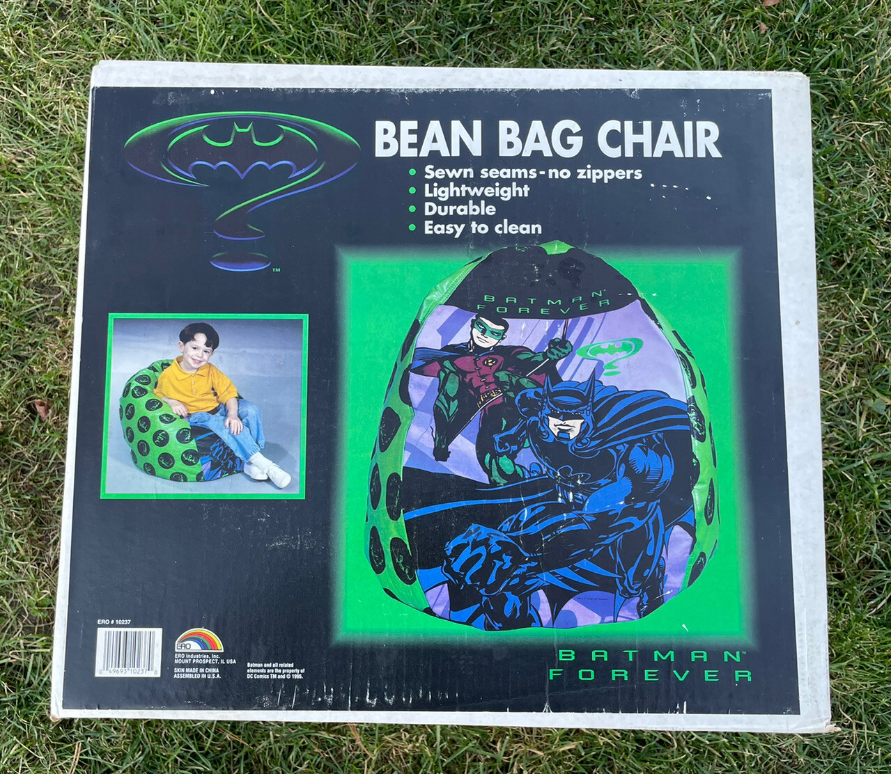 Vintage Batman Forever Bean Bag Chair 1995 New