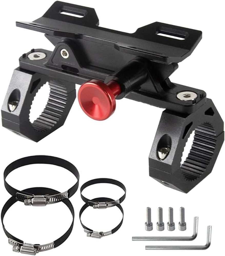 UTV Fire Extinguisher Mount Kit - Aluminum Adjustable Quick Release Roll Bar Car