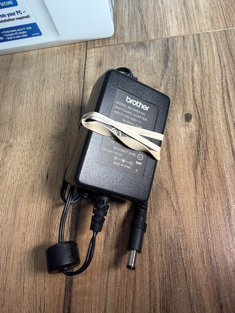 Brother P-Touch PT-2430PC Plug & Label USB Label Printer Complete Tested Mint!