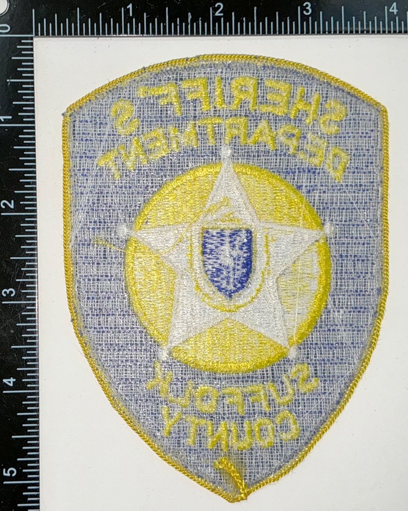 Suffolk County MA Massachusetts Sheriff's Department Patch