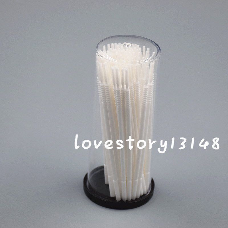 Dental Disposable Micro Brush Bendable Applicator Tips Long Cylidner Stick