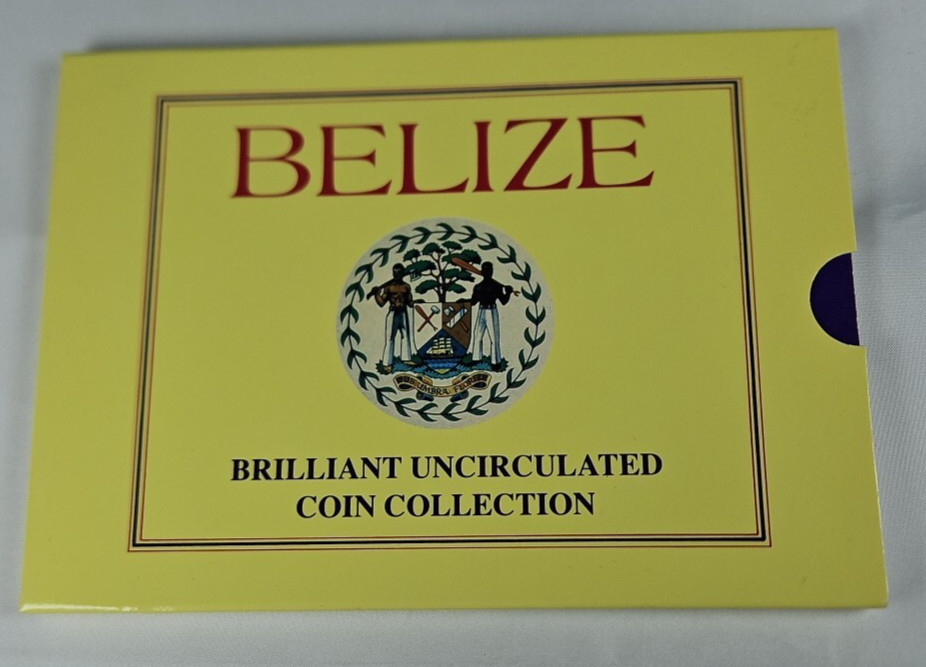 1992 BELIZE Brilliant Uncirculated Mint Set 6 Coins Mint Packaging