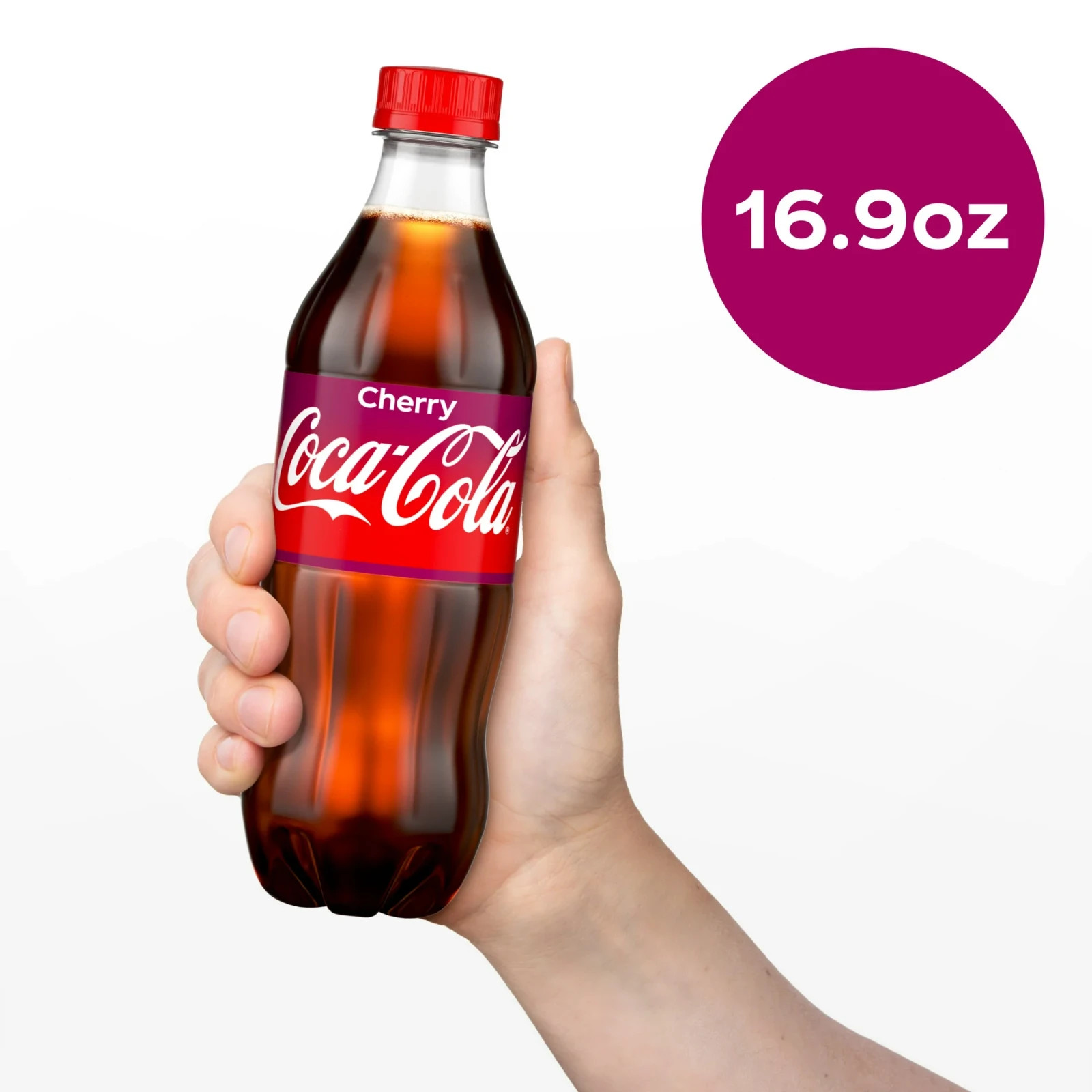 Coca-Cola Coke Cherry Soda, 16.9 fl oz, 6 Pack