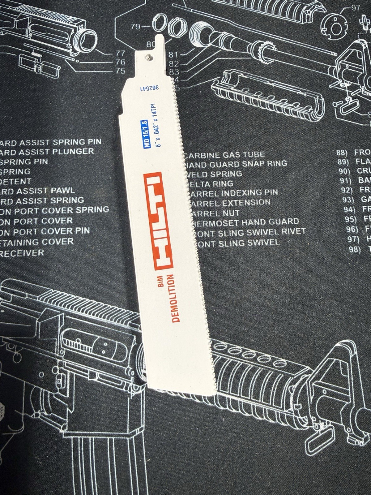 Mikwaukee 12” 5789 9” 5788 6” 5784 9” 5202 And HILTI 362541 Sawzall Blades New