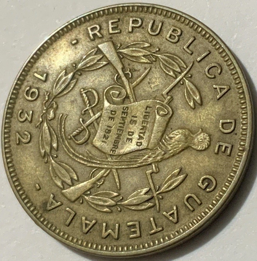 1932 Guatemala 1 Centavo HG