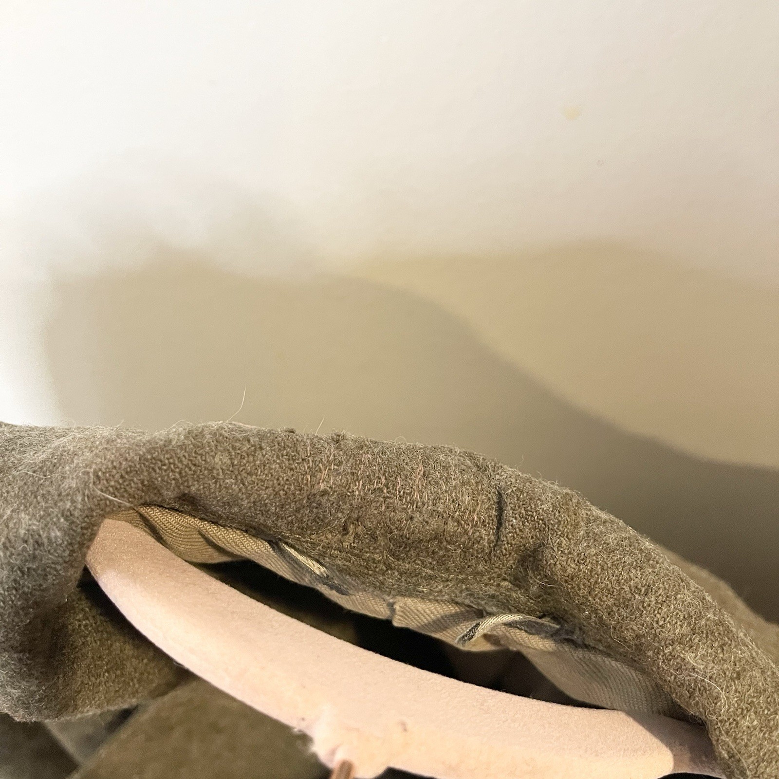 Vintage Swedish Naval Wool Overcoat Rappson Tan Brown Winter Coat 50s 60s