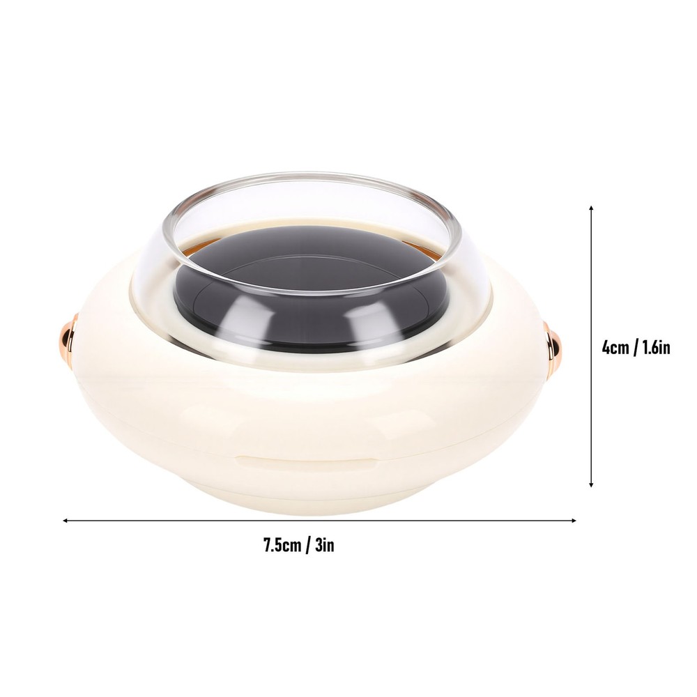 LED Bath Thermometer Cute Spacecraft Shape Temperature Alerts For Bathing Fun