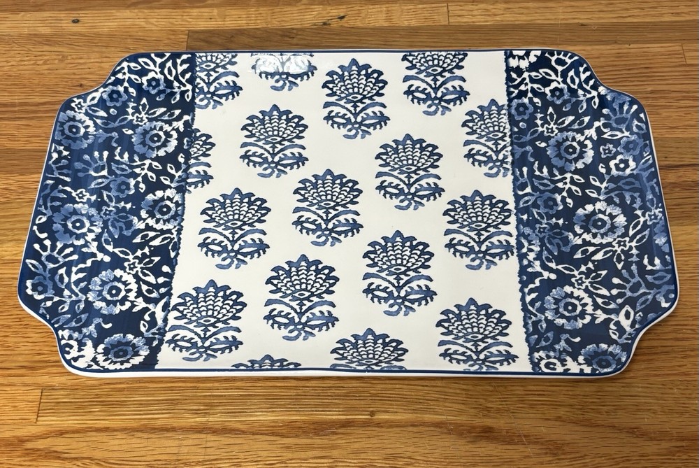 Pier 1 Gudari 14” Rectangular Serving Platter Discontinued *RARE* NOS