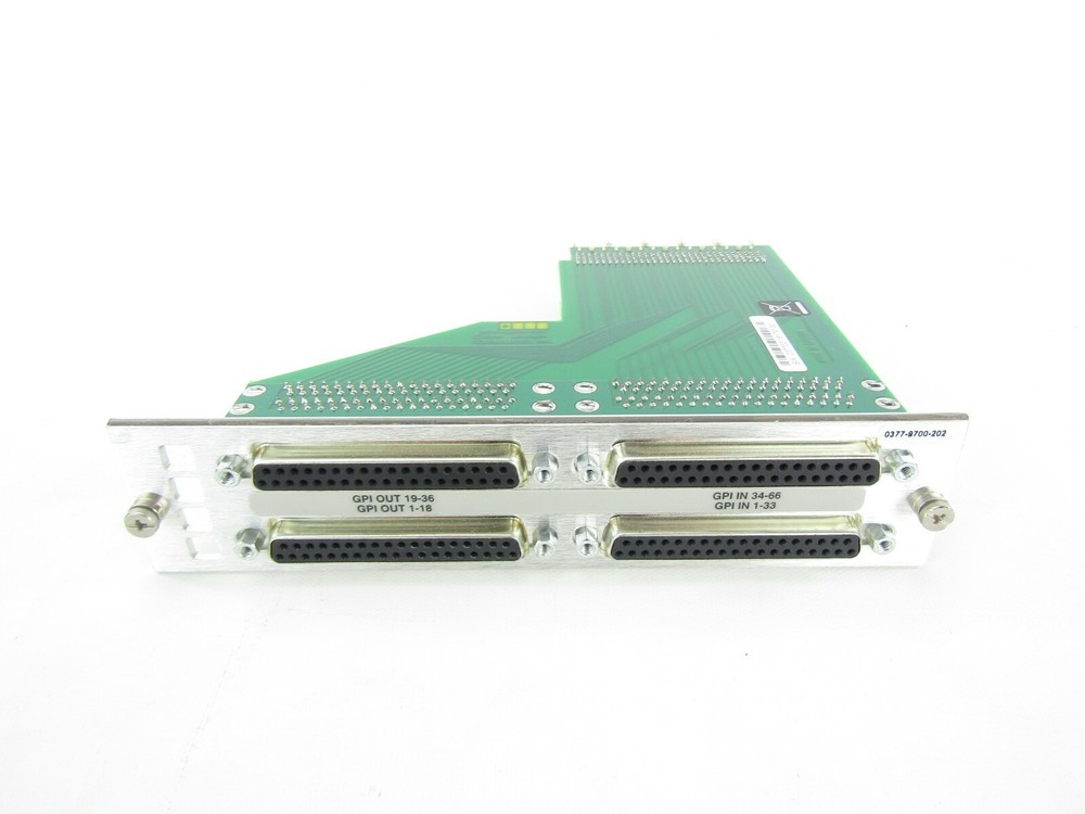 Miranda MWR-GPI Rear Module GPI Card