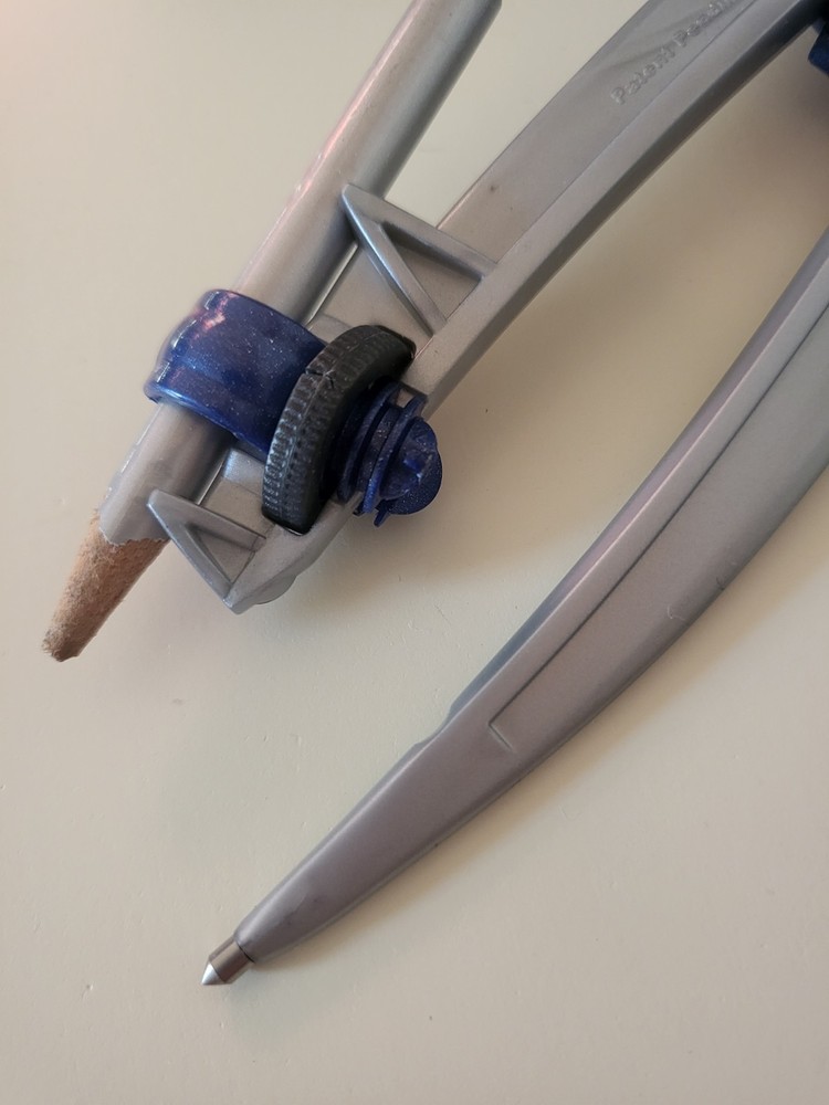 Fiskars Protractor Compass Set Used Preowned 2000s School Set