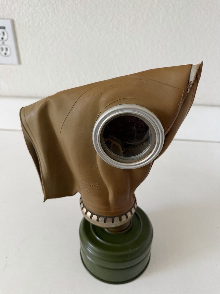 Vintage Rough Rubber Gas Mask