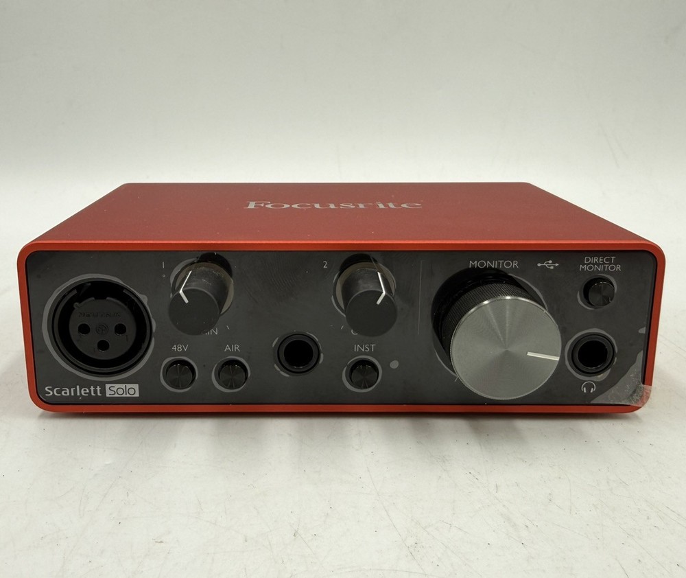 FOCUSRITE SCARLETT SOLO 3RD GEN USB AUDIO INTERFACE (CP2020222)