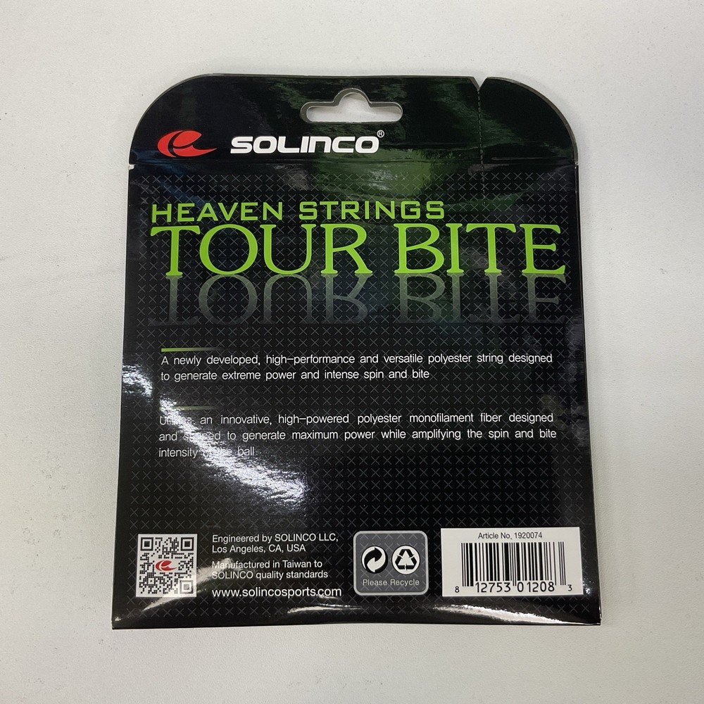 3 Pack Solinco Tour Bite 15L/1.35mm Polyester Silver