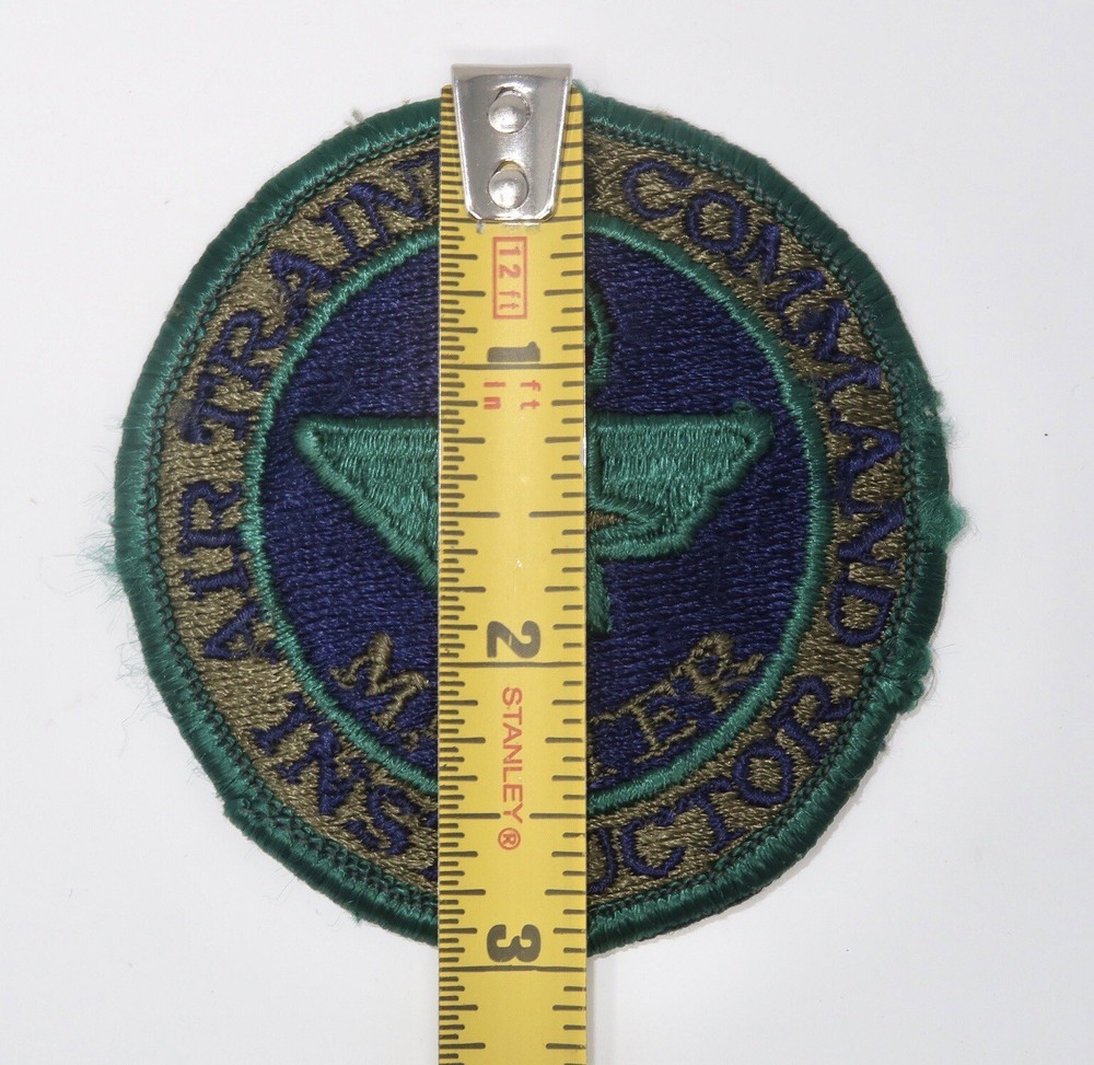 US Air Force AIR Training Command MASTER Instructor Subdued Patch 3” Vintage