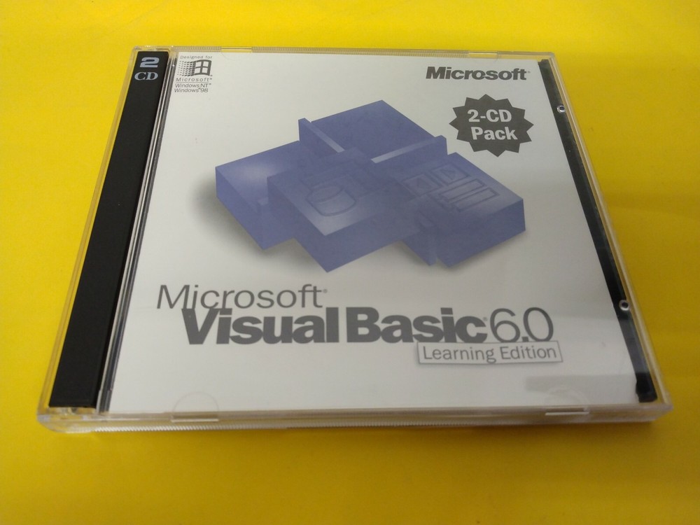 Microsoft Visual Basic 6.0 Learning Edition 2 CD , Windows 95/98/NT 4.0