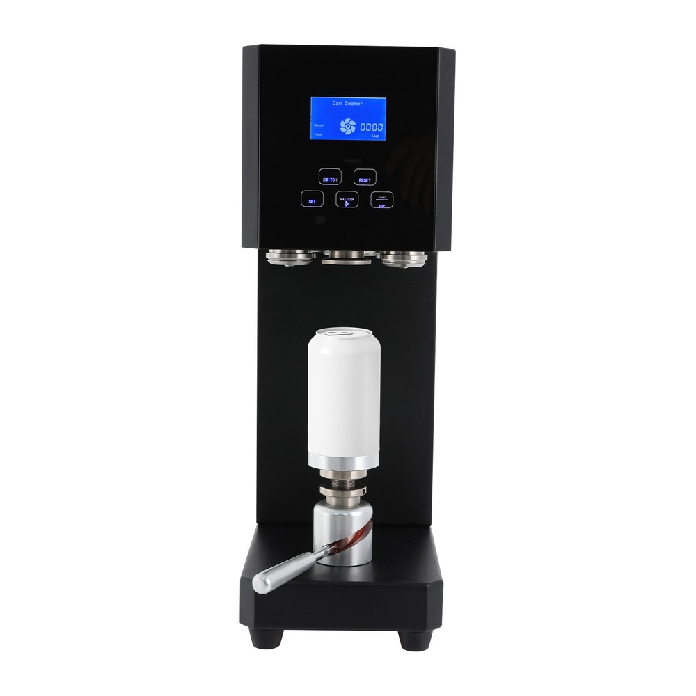 Semi Automatic Can Sealing Machine Pop Cola Can Sealer Container Plastic Bottles
