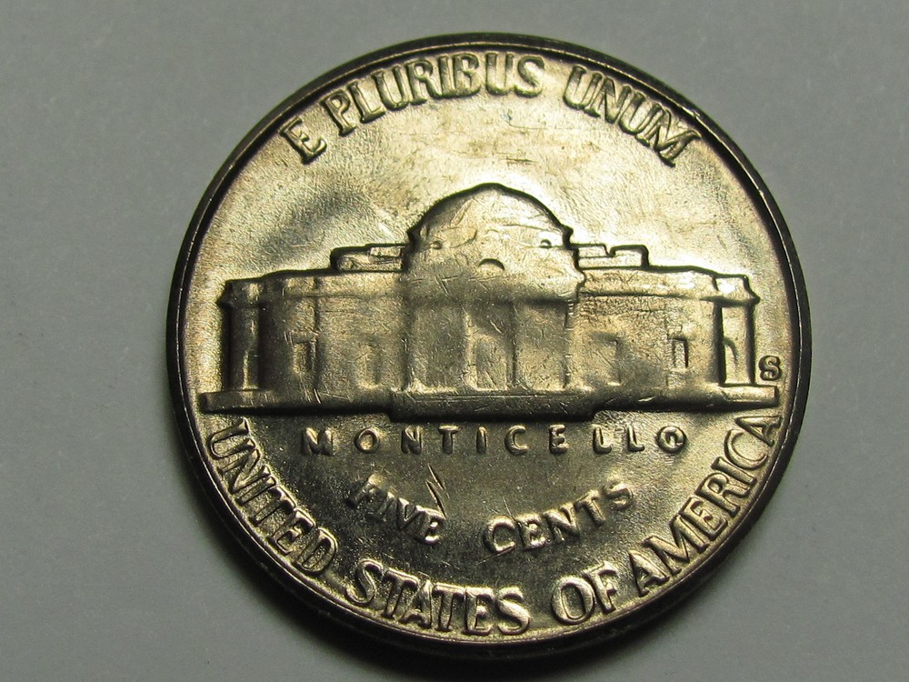 1954-S Jefferson 5 cent - Uncirculated