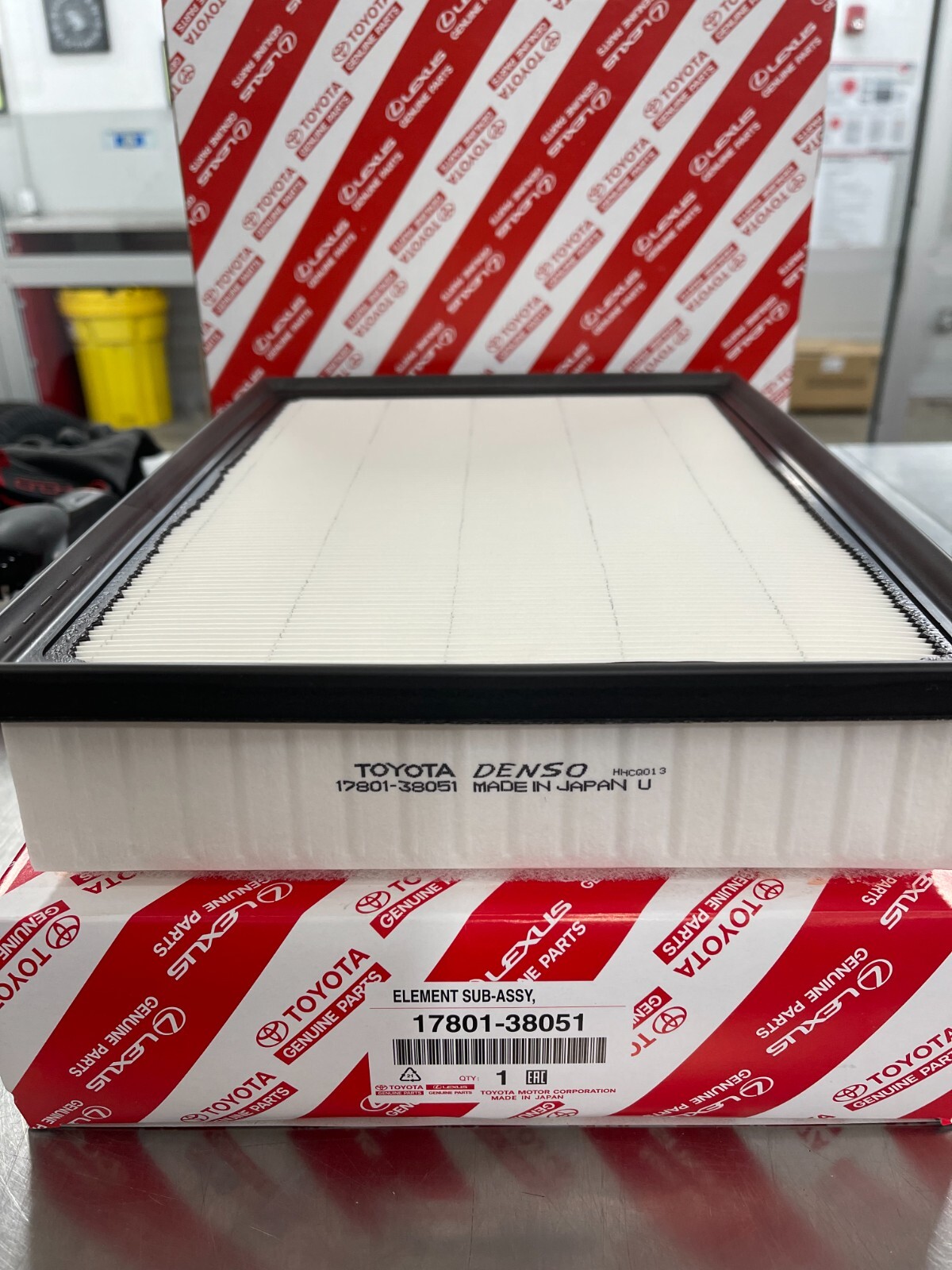 2010-2024 4RUNNER Toyota Genuine OEM Engine Air Filter 2010-2014 FJ 17801-38051