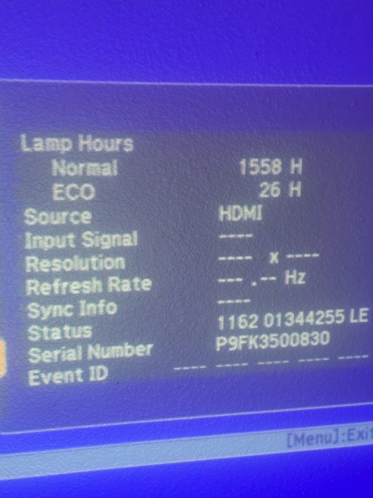 Epson PowerLite 95 LCD Projector - HDMI - Lamp Runtime: 1684 Hours
