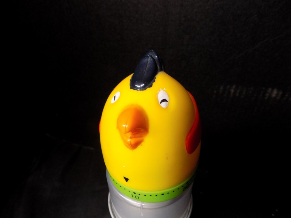VTG Chicken Kitchen Egg Timer Mechanical 60 Minute Wind Up