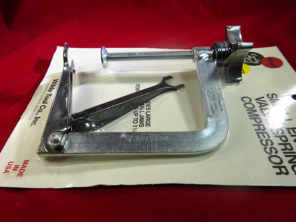 WILDE TOOL #600 Professional SMALL Engine Valve Spring Compressor USA MADE