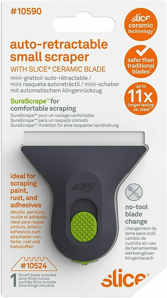 Slice® Mini Utility Scraper Auto-Retractable Ceramic Blade