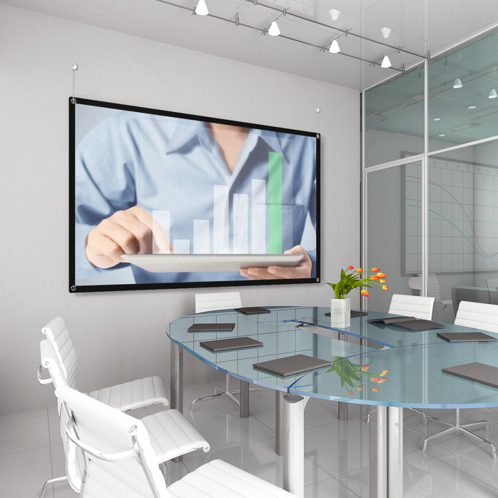 Anti Crease Projector Screen Wall Projector Screen Roll Up Projector Screen