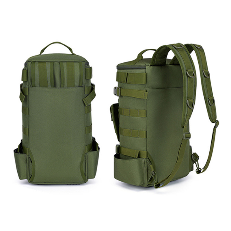 Fishing Tackle Backpack with Rod Holder Large Waterproof Holds 4 Lg Tackle Boxes