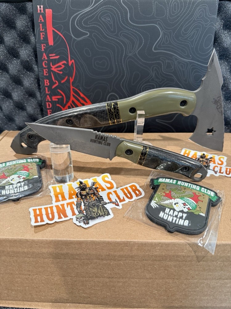 Half Face Blades Crow Jr & Bleeding Heart Hawk